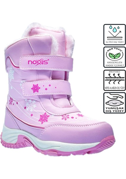x Snow Termal Kız Çocuk Kürklü Bot Pembe