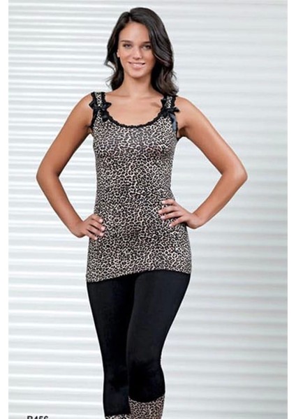 Modlive Şahinler Leopar Taytlı Takımı B456