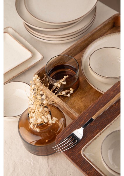 Moderna 14 Parça 6 Kişilik Kahvaltı Takımı Tarçın fiyatları