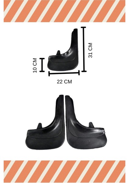 Honda Civic 1995-2001 2'li Tozluk Çamurluk Paçalık