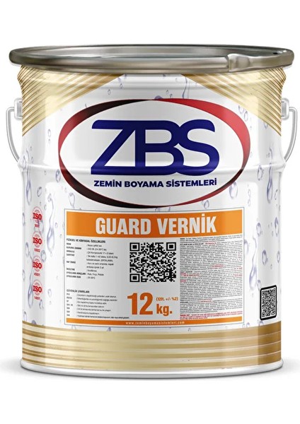 Guard Vernik 12 kg Şeffaf (Geç Kirlenip, Kolay Temizlenme ve Daha Parlak Bir Zemin Için)