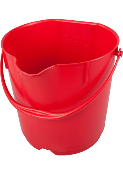 Gıda Sınıfı Renk Kodlu Kova 15 Lt. - Kırmızı