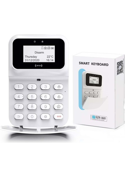 OPAX-2747 Gprs/Lan Keypadli Kablolu - kablosuz Alarm Paneli