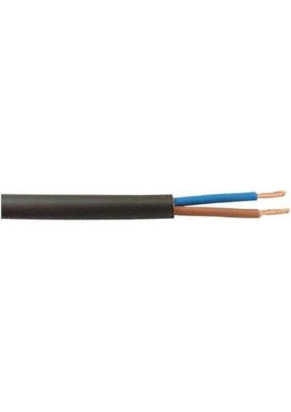 Kablo Türk 2x1,5 Kauçuk Kablo H05RR-F 1 Metre