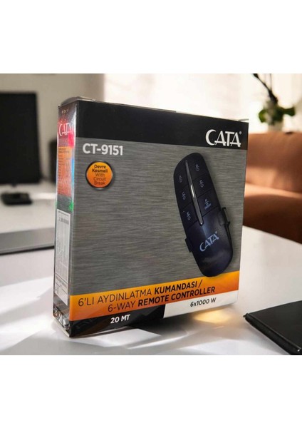 6 Lı Kanal Avize Kumandası 6x1000 W Ct-9151