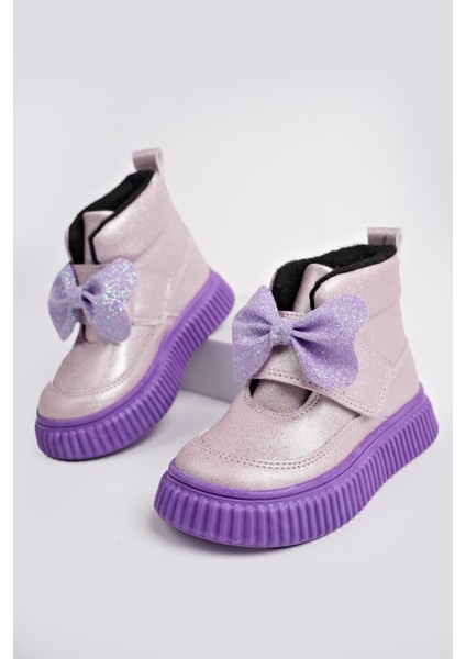 Nixie Garantili Kaymaz Taban Rahat Kalıp Cırtlı ve Fiyonklu Çocuk Kışlık Bot fiyatları