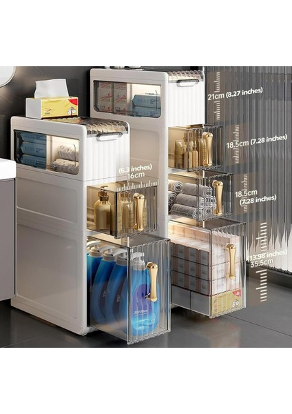 Banyo 4 Katlı Çekmeceli Organizer fırsatları
