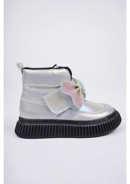 Nixie Garantili Kaymaz Taban Rahat Kalıp Cırtlı ve Fiyonklu Çocuk Kışlık Bot modelleri