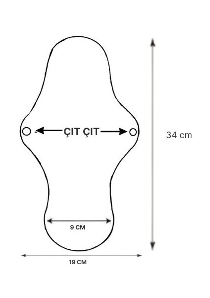 XL Boyut Yıkanabilir Kadın Pedi 34 cm Alerjik Tahrişe Neden Olmayan Doğal Kumaş fiyatları