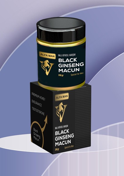 Güçlü Olmak Isteyen Erkeklere Black Ginseng Macun 240 gr ve Pro Longer Dly Sprey