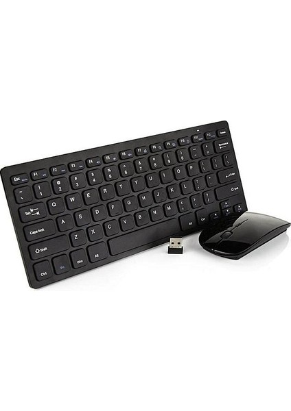Kablosuz Mini Klavye Mouse Set