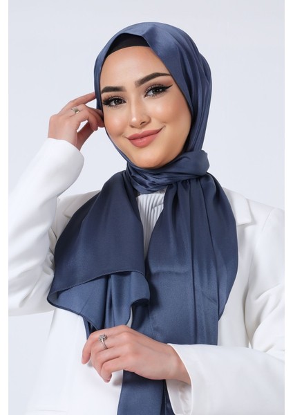 İNDİGO Harem Scarf Kristal Saten Şal modelleri