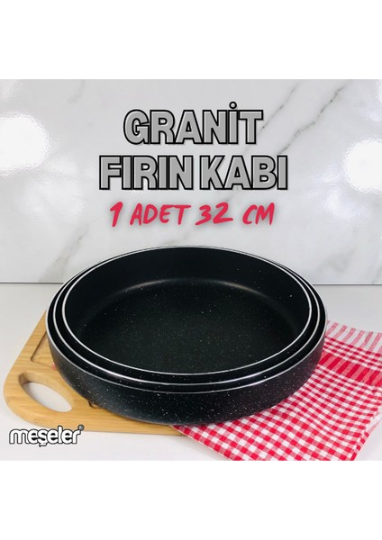 Granit Fırın Kabı Fırın Tepsisi 32 cm modelleri