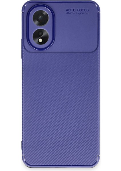 Oppo A38 Kılıf Karbon Fiber Desenli Silikon Kılıf