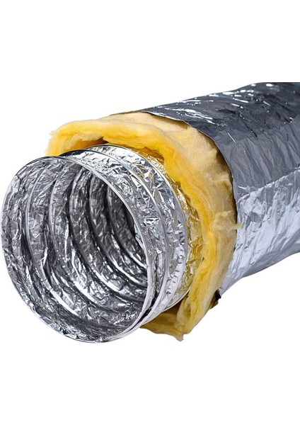 Havalandırma Sistemleri Için Ø203 mm Izoleli Flex 10 Metre | Demsan Mekanik