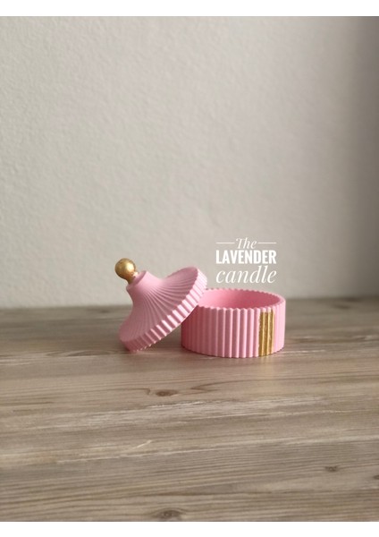 Altın Varaklı Pembe Set