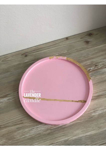 Altın Varaklı Pembe Set