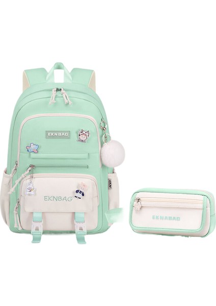 Öğrencilerin Arka Paketi Kızların Arka Paketi Kalem Davası Iki Parça Paketi (Yurt Dışından)