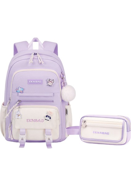 Öğrencilerin Arka Paketi Kızların Arka Paketi Kalem Davası Iki Parça Paketi (Yurt Dışından)