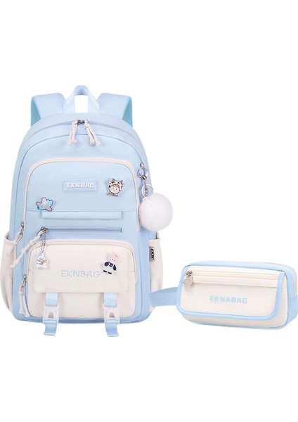 Öğrencilerin Arka Paketi Kızların Arka Paketi Kalem Davası Iki Parça Paketi (Yurt Dışından)