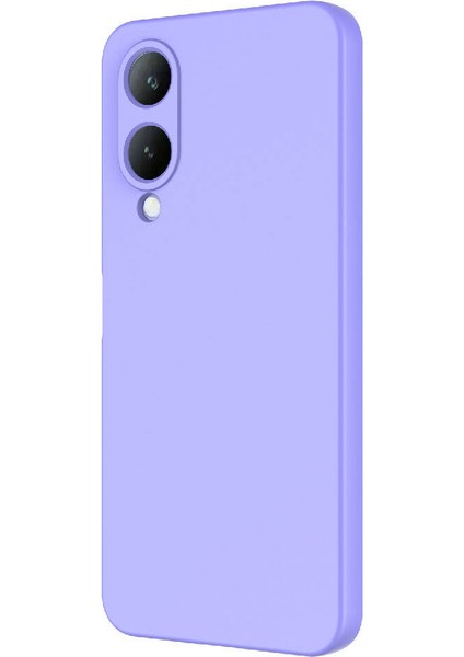 Vivo Y17S Kılıf Lansman Içi Kadife Silikon + Ekran Koruycu