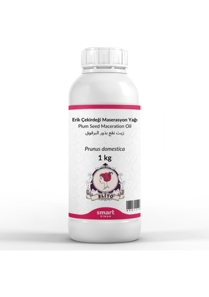 Erik Çekirdeği Maserasyon Yağı Prunus Domestica 1 kg