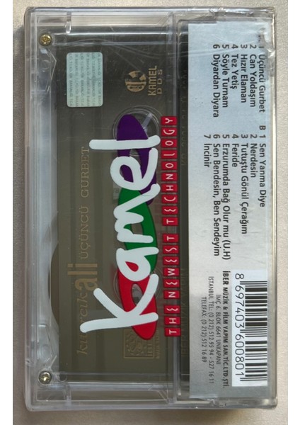 Kıvırcık Ali Üçüncü Gurbet Kaset (Jelatininde Sıfır Orjnal Dönem Baskı Kaset) fiyatları
