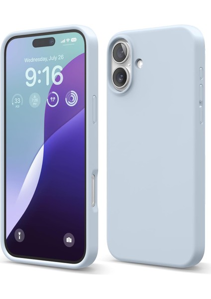 iPhone 16 Kılıf Liquid Lansman Silinebilir Kapak