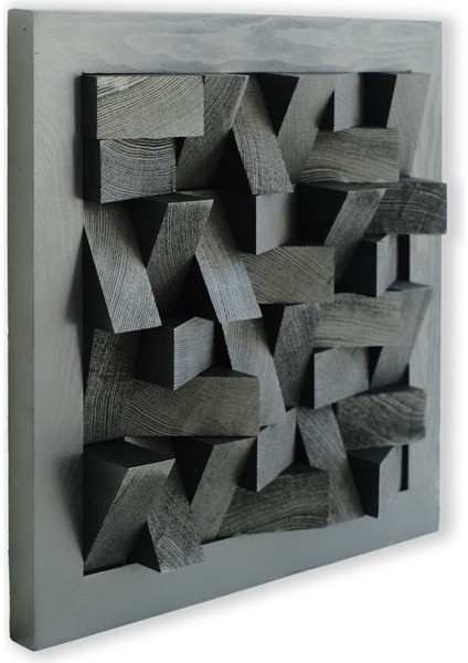 Cosmos 40 x 40 cm El Yapımı Ahşap Çerçeveli Mozaik Ahşap Duvar Tablosu fiyatları