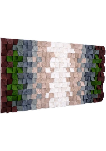 Uranüs 110 x 55 cm El Yapımı Mozaik Ahşap Duvar Tablosu fiyatları