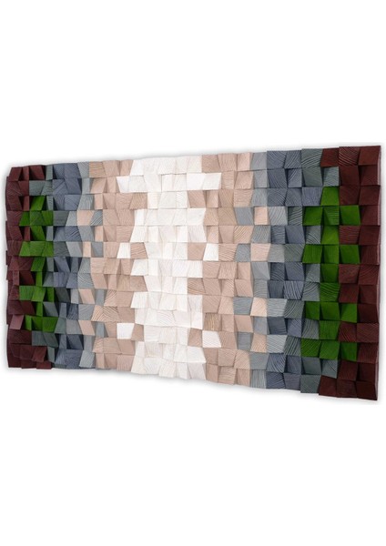 Uranüs 110 x 55 cm El Yapımı Mozaik Ahşap Duvar Tablosu modelleri