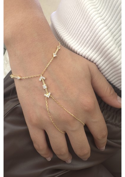 925 Ayar Gold Kaplamalı Yön Işareti Tasarım Gümüş Şahmeran fiyatları