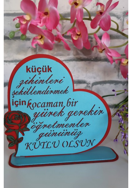 Öğretmenler Gününe "Kocaman Bir Yürek" Öğretmenler Günü İçin Özel Hediye modelleri