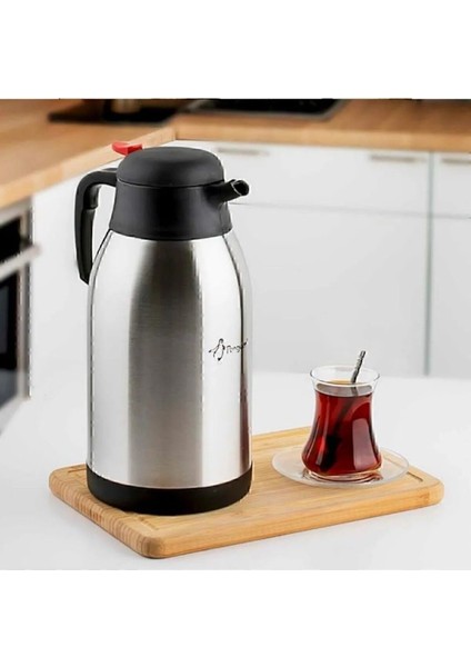 2 Litre Paslanmaz Çelik Çay Termosu