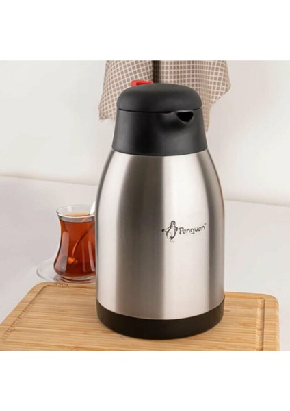 2 Litre Paslanmaz Çelik Çay Termosu modelleri