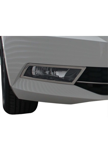 Skoda Super B8 Sis Farı Çerçevesi 2 Prç Krom 2015 ve Sonrası