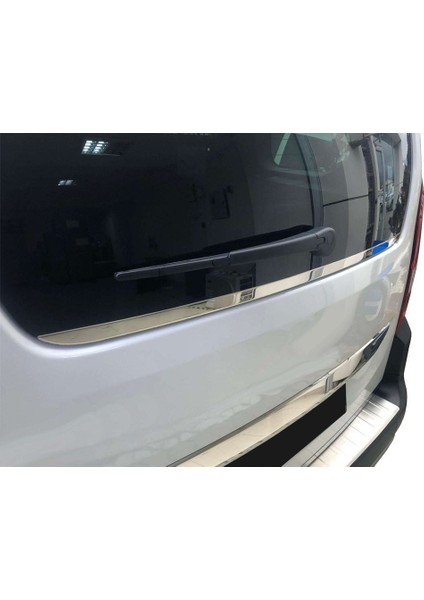 Citroen Berlingo 2 Bagaj Camı Alt Çıtası Krom 2008-2018