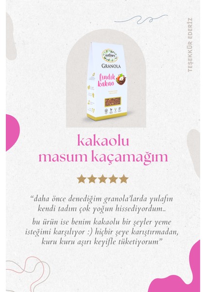 Fındık Kakao Granola 240 gr