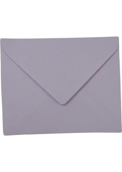 Hediye Kartı Zarfı Mini Davetiye Düğün Fotoğraf Not Kağıdı Zarfı 7 x 9 cm 50 Adet Lila