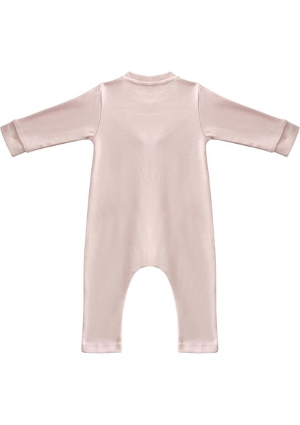 Kız Bebek Fiyonklu Tulum - Pembe