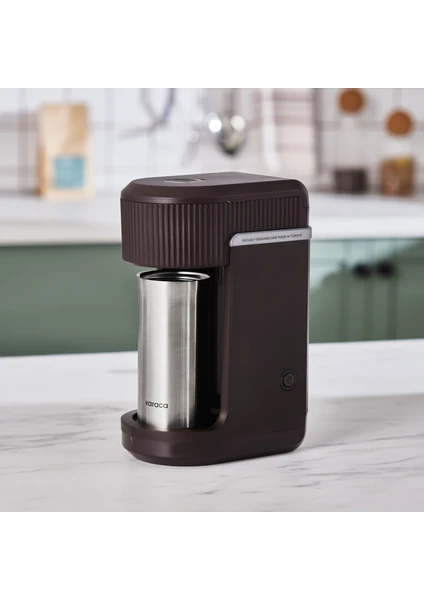 Mono Personal Filtre Kahve Makinesi Walnut Brown