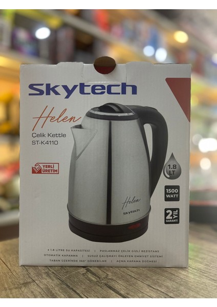 Helen ST-K4110 Çelik Kettle