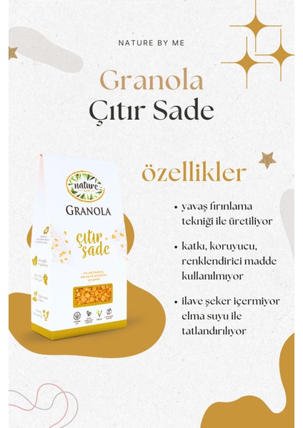 Çıtır Sade Granola 240gr