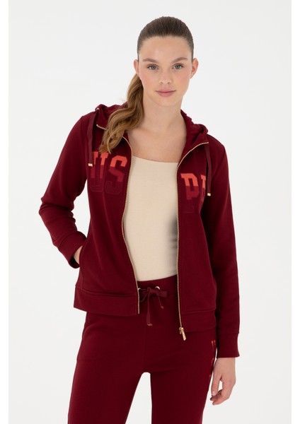 Kadın Bordo Sweatshirt 50289540-VR014