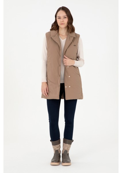 Kadın Haki Yelek (Dokuma) 50289554-VR027 fırsatları