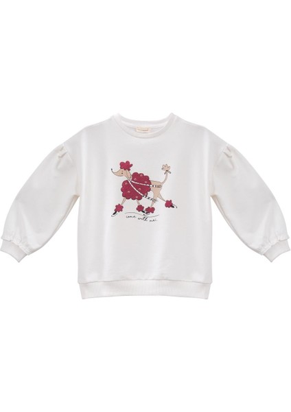 Kız Bebek Sim Baskılı Sweatshirt - Skasar fiyatları