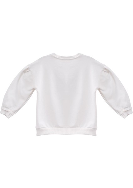 Kız Bebek Sim Baskılı Sweatshirt - Skasar modelleri