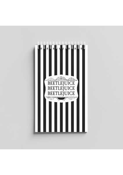 Nekobo Studio NKB-SPD025 Beetlejuice Spiralli Not Defteri