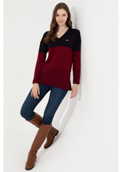 Kadın Lacivert Triko Kazak 50252208-VR033