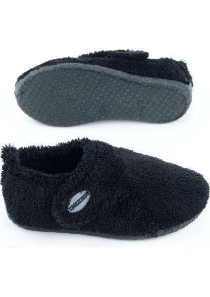 Kışlık Erkek Çocuk Peluşlu Rahat Taban Cırt Cırtlı Ayarlanabilir Ev Okul Kreş Panduf Ayakkabı indirimleri